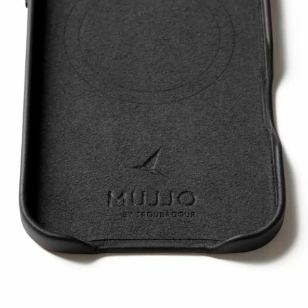 Mujjo чехол для iPhone Air Full Leather Case MagSafe (черный) MUJJO-CL-065-BK