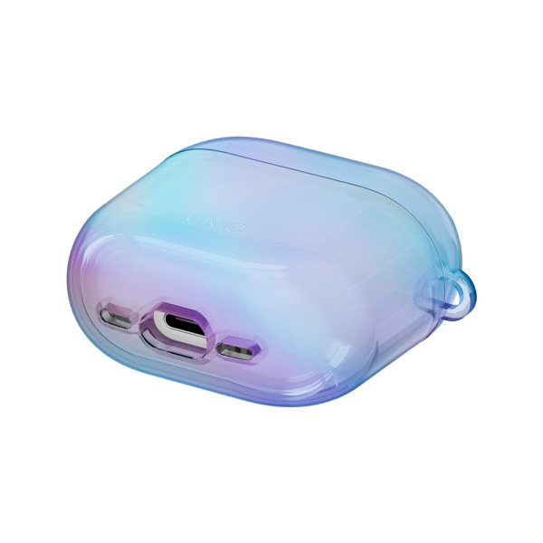 Uniq чехол для AirPods 4 Iridescia (голубой) AIRPODS(2024)-IRDEBLU