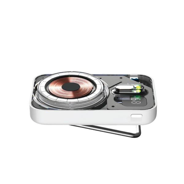 Momax внешний аккумулятор MagSafe с подставкой 1-Power Flow+ 10000mAh (белый) IP128W