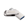 SanDisk флеш накопитель Ultra Dual Drive Luxe Type-C + USB A 64GB (серебристый) SDDDC4-064G-G46