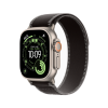 Apple Watch Ultra 3 49mm, натуральный, Trail Loop S/M черный ремешок