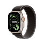Apple Watch Ultra 3 49mm, натуральный, Trail Loop M/L черный ремешок