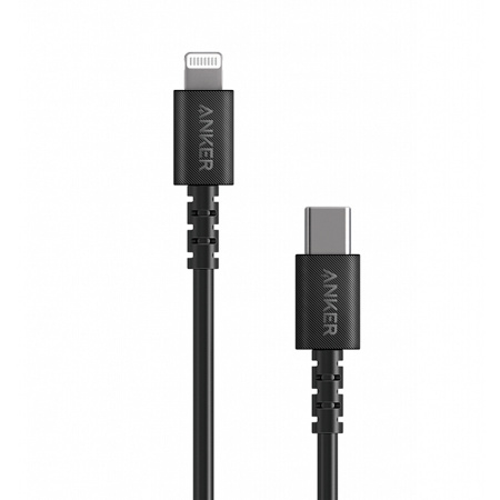 Anker кабель Type-C/Lightning PowerLine Select+ 0.9м (черный) A8617H11 Anker кабель Type-C/Lightning PowerLine Select+ 0.9м (черный) A8617H11