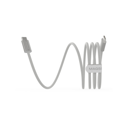 Magssory кабель Type-C/Type-C Line C 60W 1.5м (белый) CBL002w