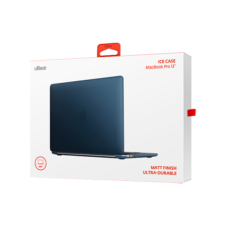 uBear накладка для MacBook Pro 13.3 Ice Case (синий) CS151DB13IC-MBP20