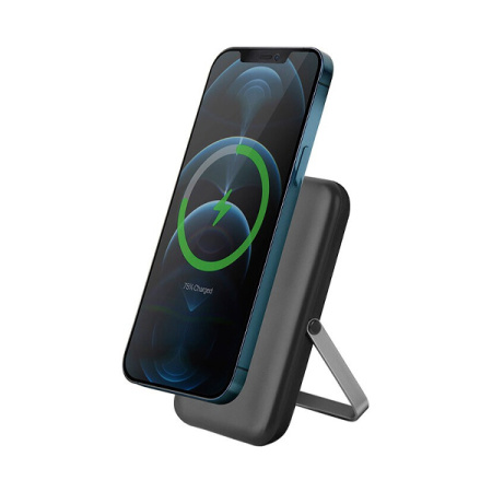 Uniq внешний аккумулятор MagSafe с подставкой Hoveo 5000mAh (черный) HOVEO-GREY