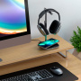 Satechi БЗУ + подставка для наушников Headphone Stand (серый) ST-UCHSMCM