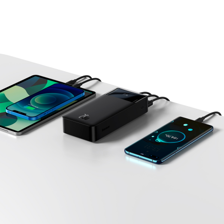 Baseus внешний аккумулятор Bipow 20W 30000mAh (черный) PPDML-N01
