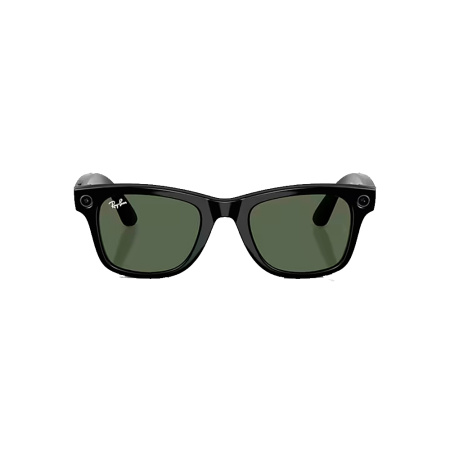 Ray-Ban экшн камера-очки Wayfarer Gen 2 M (Глянцевая черная оправа/Зеленый графит хамелеон) (черный)
