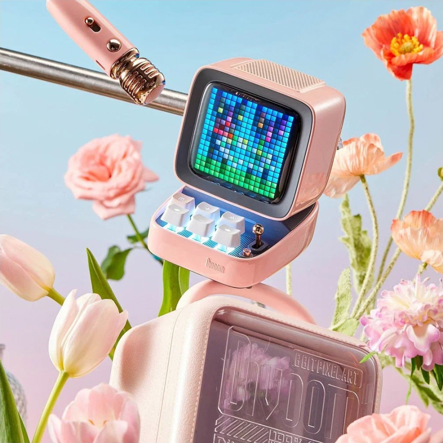 Divoom портативная акустика Ditoo Pro (розовый)