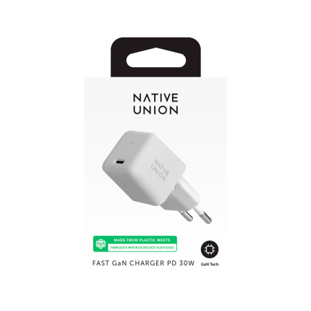 Native Union СЗУ PD Fast GaN Charger 30W Type-C (белый) FAST-PD30-2-WHT-EU