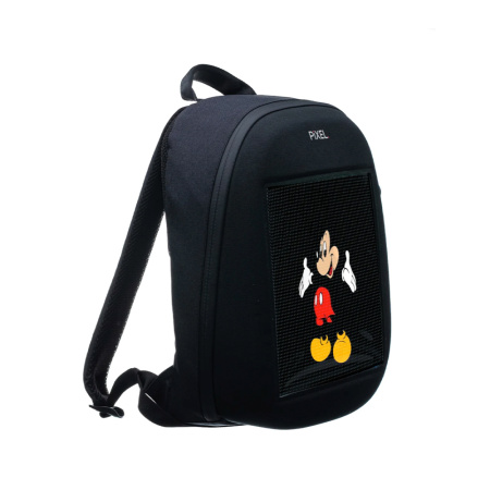 PixelBag рюкзак 15" с LED-дисплеем Pixel One Black Moon (черный) + внешний павербанк GOLF 10000 mAh PixelBag рюкзак 15" с LED-дисплеем Pixel One Black Moon (черный) + внешний павербанк GOLF 10000 mAh