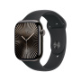 Apple Watch 10 46mm, титан, черный, спортивный черный ремешок M/L Apple Watch 10 46mm, титан, черный, спортивный черный ремешок M/L
