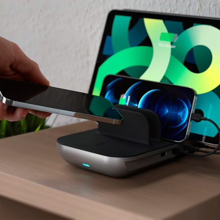 Satechi БЗУ Dock5 Multi-Device Charging Station (серый) ST-WCS5PM-EU
