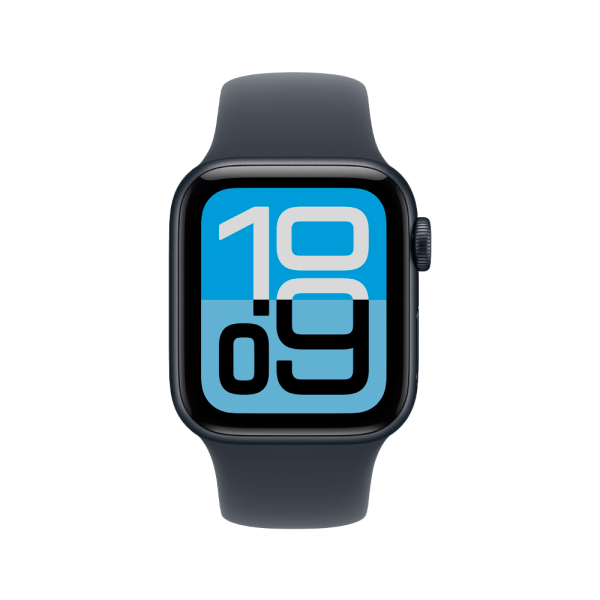 Apple Watch SE 3 40mm, тёмная ночь, спортивный черный ремешок S/M Apple Watch SE 3 40mm, тёмная ночь, спортивный черный ремешок S/M