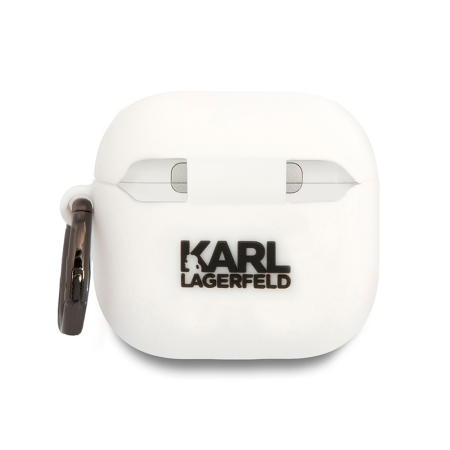 Lagerfeld чехол для AirPods 4 Karl (белый) KLA4RUNIKH