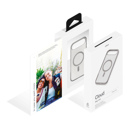 uBear чехол для iPhone Air Cloud Mag Case MagSafe (серый) CS574GR66AMT-I25M uBear чехол для iPhone Air Cloud Mag Case MagSafe (серый) CS574GR66AMT-I25M