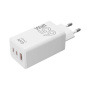 Lyambda СЗУ 65W GaN 2x Type-C + USB A (белый) SLT-65