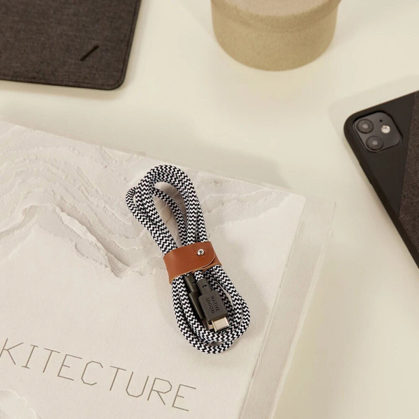 Native Union кабель Type-C/Type-C Belt 1.2м (зебра) BELT-C-ZEB-2-NP Native Union кабель Type-C/Type-C Belt 1.2м (зебра) BELT-C-ZEB-2-NP