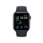 Apple Watch SE 2 44mm, тёмная ночь, спортивный черный ремешок S/M Apple Watch SE 2 44mm, тёмная ночь, спортивный черный ремешок S/M