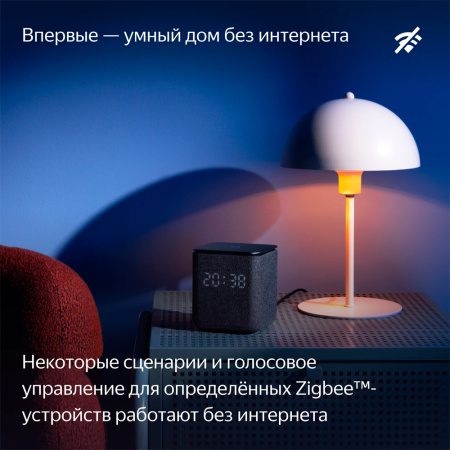 Yandex умная колонка  с поддержкой ZigBee Яндекс.Станция Миди (оранжевый) YNDX-00054ORG