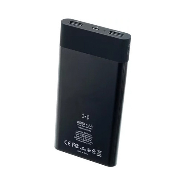 Guess внешний аккумулятор Triangle log 8000mAh (черный) GUL24WPB8TLBK Guess внешний аккумулятор Triangle log 8000mAh (черный) GUL24WPB8TLBK