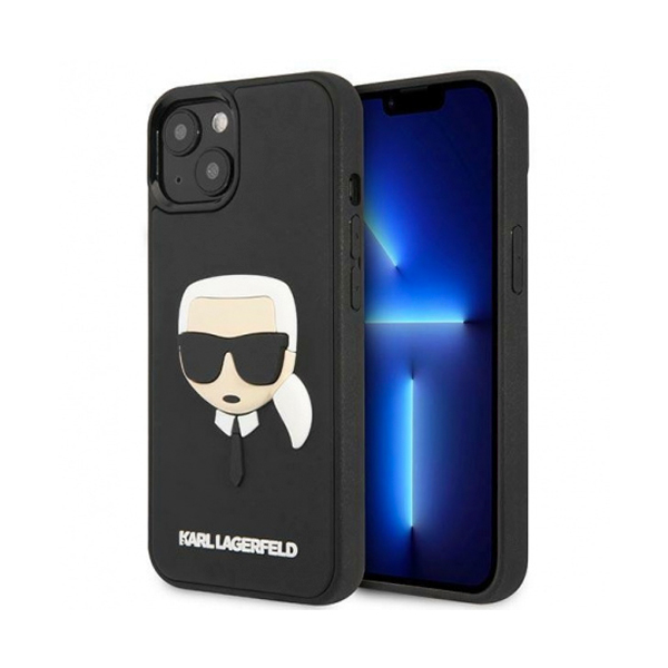Karl Lagerfeld чехол для iPhone 14 3D Rubber Karl Head (черный) KLHCP14SKH3DBK Karl Lagerfeld чехол для iPhone 14 3D Rubber Karl Head (черный) KLHCP14SKH3DBK