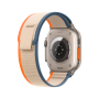 Apple ремешок Trail Loop 46/49 мм (S/M) (оранжевый/бежевый) MT5W3ZM/A Apple ремешок Trail Loop 46/49 мм (S/M) (оранжевый/бежевый) MT5W3ZM/A