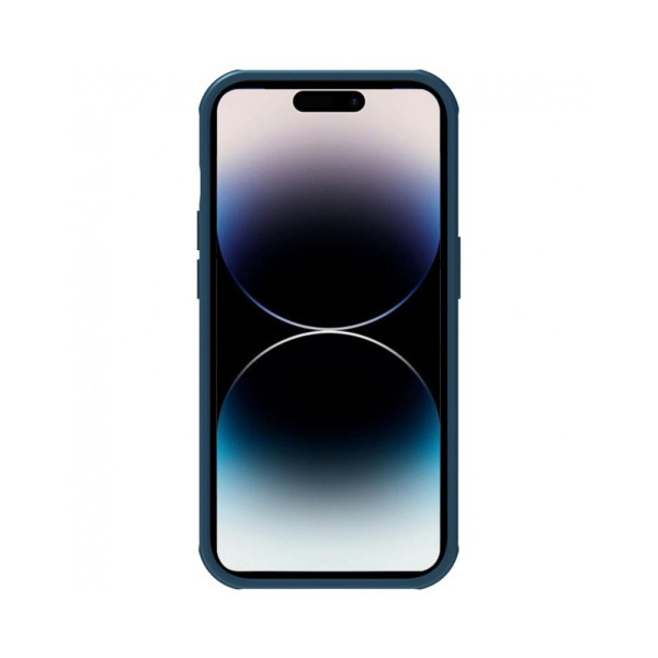 Nillkin чехол для iPhone 14 Pro Max Frosted Shield Pro (синий) 6902048248182 Nillkin чехол для iPhone 14 Pro Max Frosted Shield Pro (синий) 6902048248182