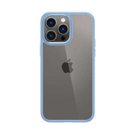Spigen чехол для iPhone 14 Pro Ultra Hybrid (прозрачный/голубой) ACS04964 Spigen чехол для iPhone 14 Pro Ultra Hybrid (прозрачный/голубой) ACS04964