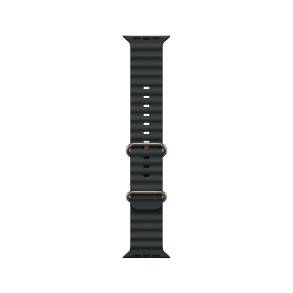 Apple Watch Ultra 3 49mm, натуральный, Ocean Band черный ремешок Apple Watch Ultra 3 49mm, натуральный, Ocean Band черный ремешок