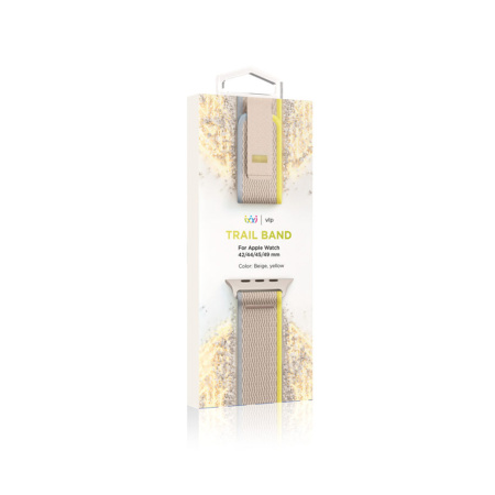 VLP ремешок Trail Band 46/49 мм (бежевый/желтый) 1102001 VLP ремешок Trail Band 46/49 мм (бежевый/желтый) 1102001