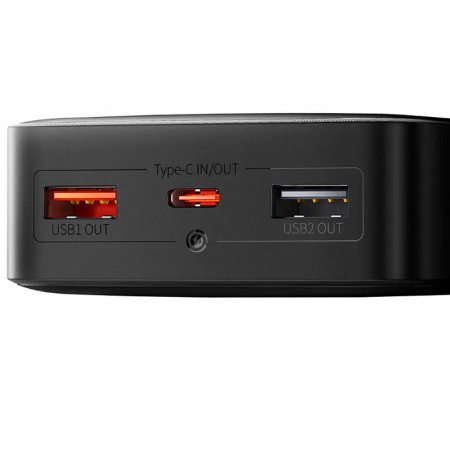 Baseus внешний аккумулятор Bipow 25W 20000mAh (черный) PPBD020301 Baseus внешний аккумулятор Bipow 25W 20000mAh (черный) PPBD020301