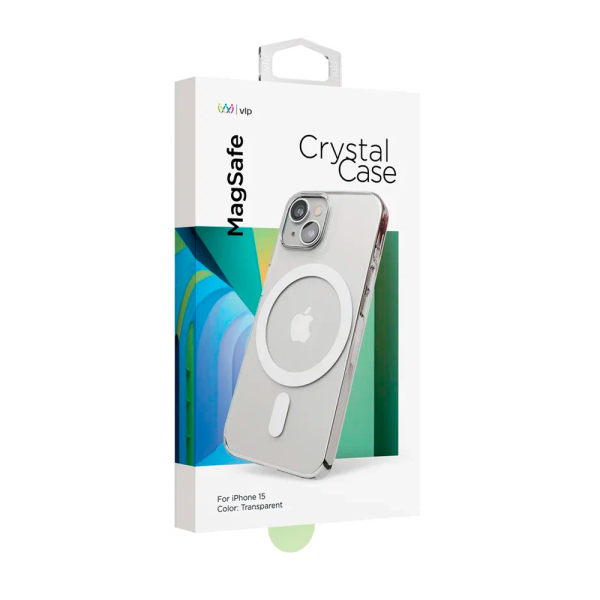 VLP чехол для iPhone 15 Crystal MagSafe (прозрачный) 1052020 VLP чехол для iPhone 15 Crystal MagSafe (прозрачный) 1052020
