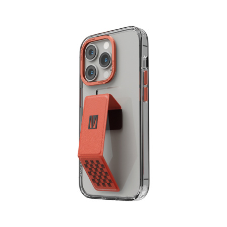 Levelo чехол для iPhone 14 Pro Morphix Clara Gripstand (красный/прозрачный) LVLMORPCLARA14P-RD Levelo чехол для iPhone 14 Pro Morphix Clara Gripstand (красный/прозрачный) LVLMORPCLARA14P-RD